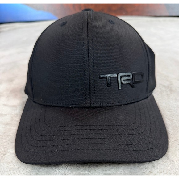 NWOT Toyota Racing Mens Baseball Hat TRD Racing Black Adjustable OSFM